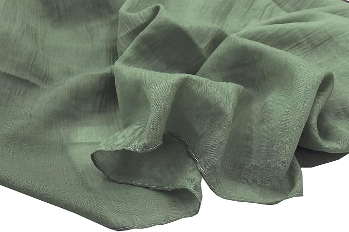 woogwin Women's Cotton Scarves Lady Light Soft Fashion Solid Scarf Wrap Shawl