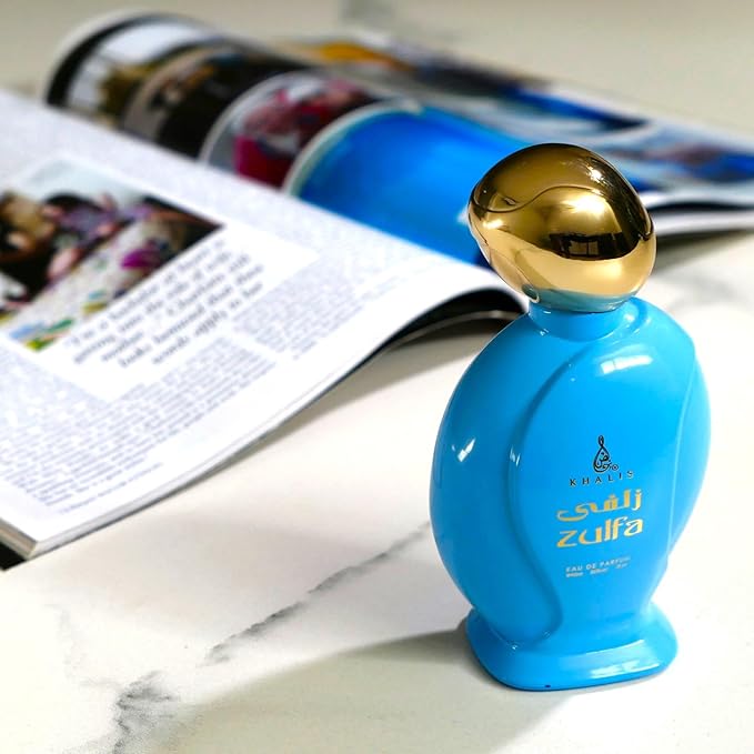 Zulfa Eau de Parfum 3.4 oz - Oriental Floral Womens Perfume with Almond Jasmine Sambac Tuberose Tonka Beans and Cocoa Accords loved for its long lasting trail and compliment catching aroma