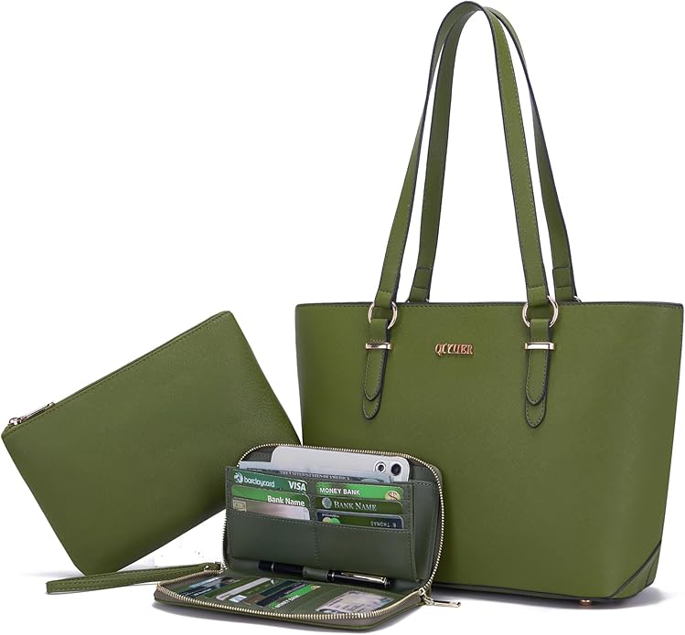 Purses And Wallets Set For Women Work Tote Satchel Handbags Shoulder Bag Top Handle Totes Purse With Matching Wallet