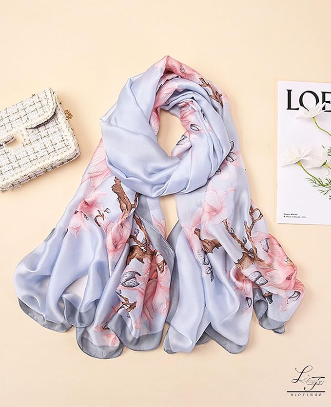 Shawl Scarf For Women Lightweight Scarves Floral Pattern Formal Evening Dressesformal Shawl Summer Wraps