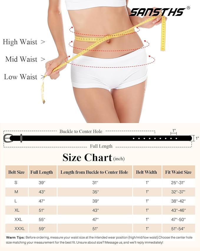 SANSTHS Womens Belt for Jeans Pants Dresses with Alloy Buckle, Floral Print Belt for Women with Unique Print Design