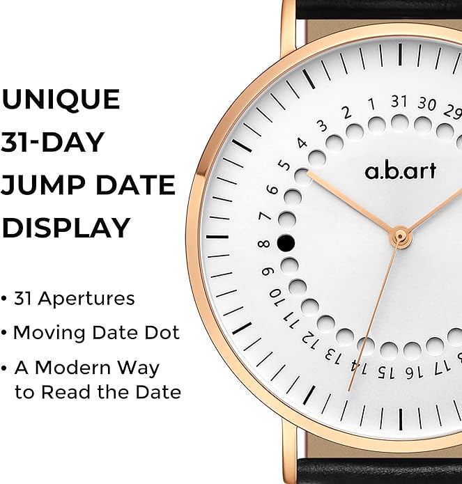 a.b.art Men's Quartz Watch, Swiss Parts Ronda Movement, Sapphire Crystal, Milanese Mesh Band, Ultra-Thin Design, 41mm Black Dial,Minimalist Bauhaus Style