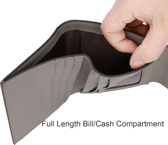 Lavemi Ultra Thin Small Compact Leather Womens Girls Wallets RFID Blocking Credit Card Holder for Women