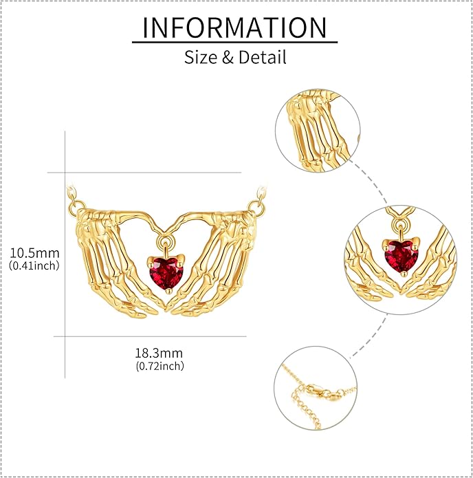 ELFRONT Mothers Day Gifts 14k Real Gold Dainty Necklace, Solid Gold Delicate Pendant For Women Mom Lover