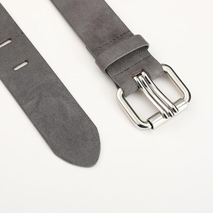 Wide Belts for Women Leather Wide Belts Fashion Thick Black Belt With Gold Buckle Belt for Dresses