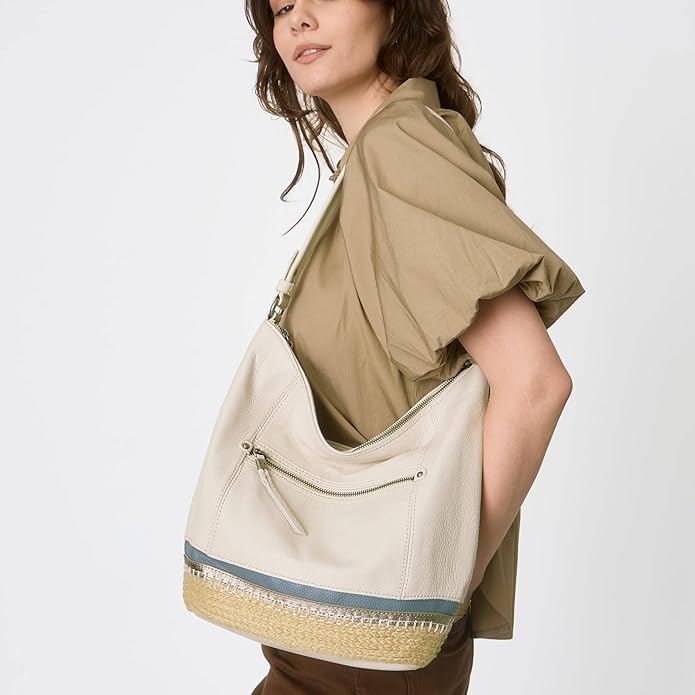 The Sak Sequoia Hobo Bag - Premium Large Leather Women's Handbag for Everyday & Travel - Durable Purse With Zipper Pocket