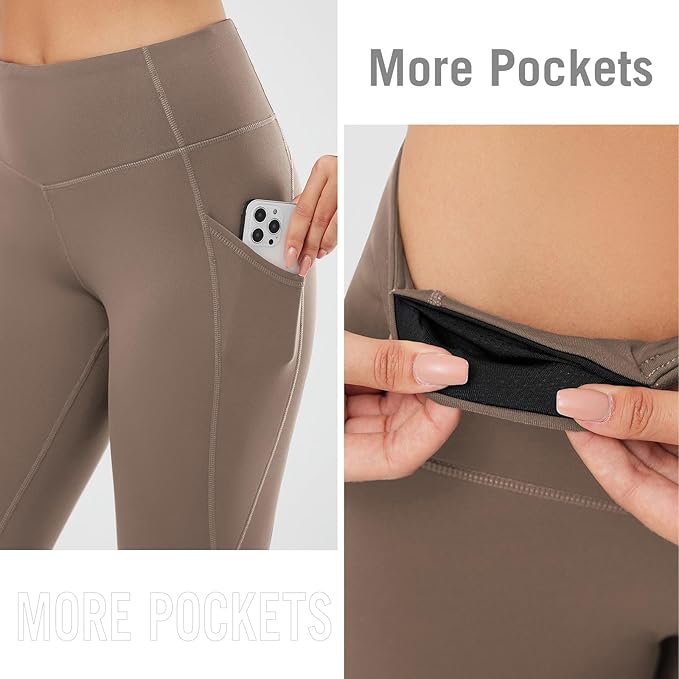 baleaf Winter Clothing Women Leggings Fleece Lined Tights Thermal Warm Thick Cold Weather Gear 1 Pockets
