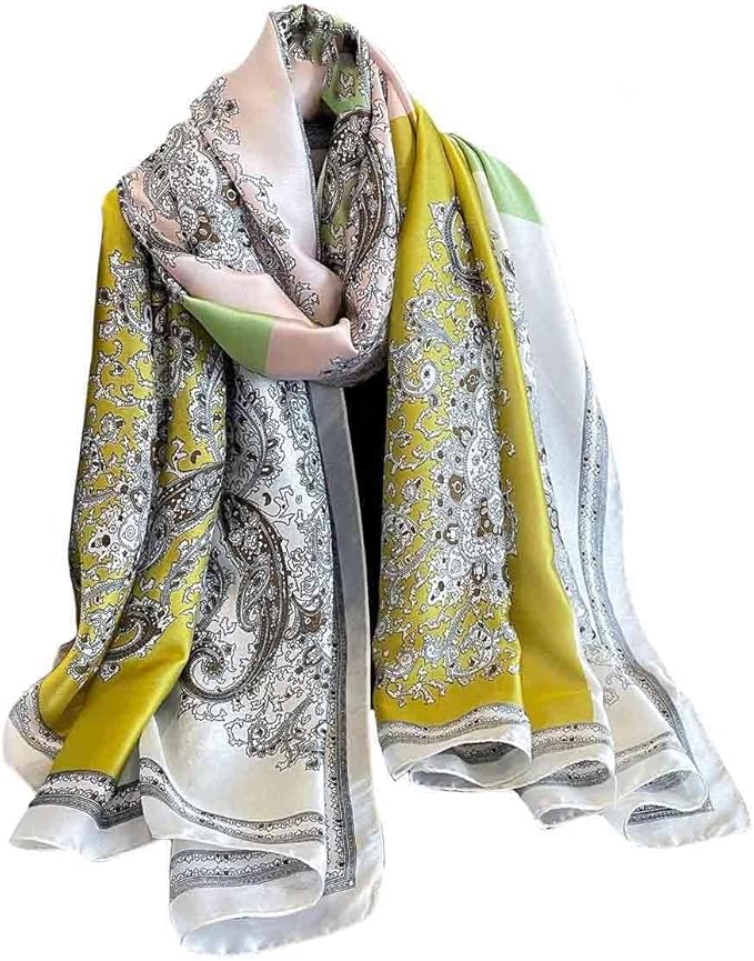 Xyueanlo Scarfs for Women Lightweight Scarves Fashion Print Floral Pattern Head Scarf Wraps Shawls