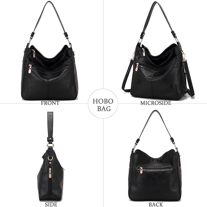 Women Large Crossbody Bags Ladies Satchel Shoulder Handbags Purse and Wallet Set for Women Totes Hobo Purses