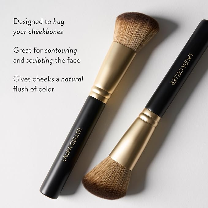 LAURA GELLER NEW YORK Cosmetic Professional Makeup Brushes - Cruelty-Free - 05 Full Face Brush Set 5pc