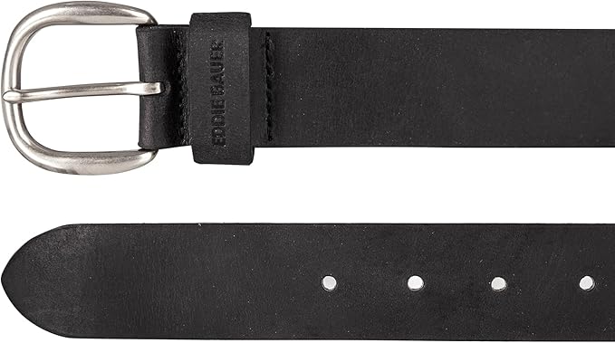 Eddie Bauer Women's Casual Leather Belts with Durable Metal Buckle