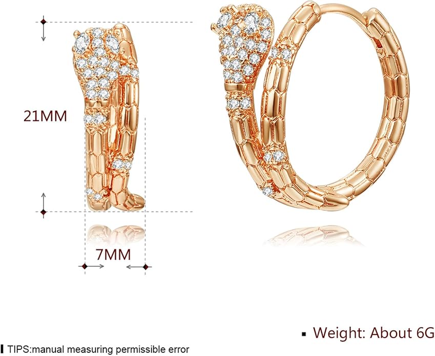 14K Gold Plated Cubic Zirconia Hoop Earrings,Three Row Diamon | Arrows | Double Row of Diamonds Huggie Earrings for Women