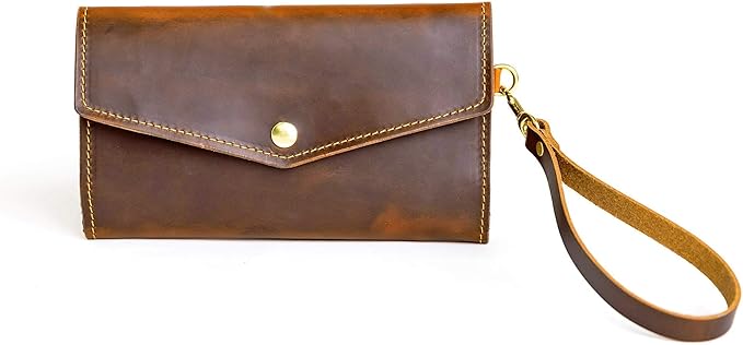 Women's Leather Clutch Wallet, Trifold Women's Wallet, Leather Wallet Women, Handbag For Women