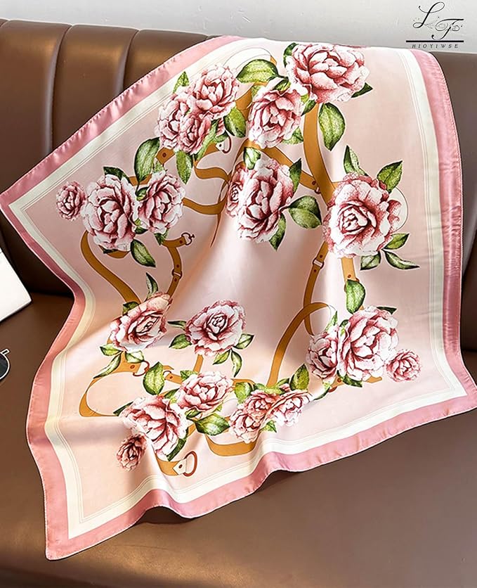 Satin Bandanas Head Scarf For Women Hair Scarves Accessories Lightweight Fashion Wrap Neck Silk Sleeping Headscarf