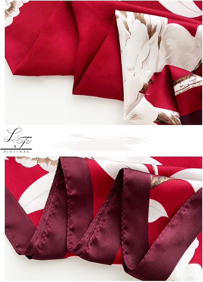Satin Bandanas Head Scarf For Women Hair Scarves Accessories Lightweight Fashion Wrap Neck Silk Sleeping Headscarf