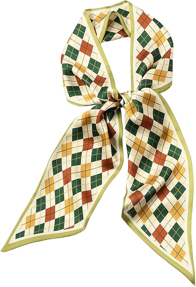 Purse Scarf For Handbags Head Scarves For Women's Hair Bags Scarfs Long Skinny Scarves Fashion Silky