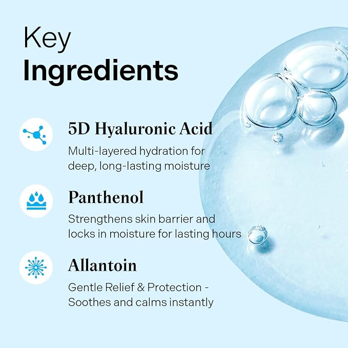 Torriden DIVE IN Hyaluronic Acid Serum for Deep Hydration | Korean K-Beauty Glass Skin Plump Glow | Lightweight Fast-Absorbing Face Serum 50ml (1.69 fl.oz.)
