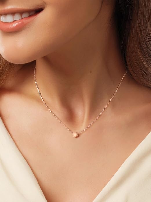 PROSILVER 925 Sterling Silver Necklace for Women | Dainty Delicate Adjustable Choker with Heart/Star/Moon/Vertical Bar Pendant, Hypoallergenic Tarnish Resistant Everyday Jewelry Gift for Her