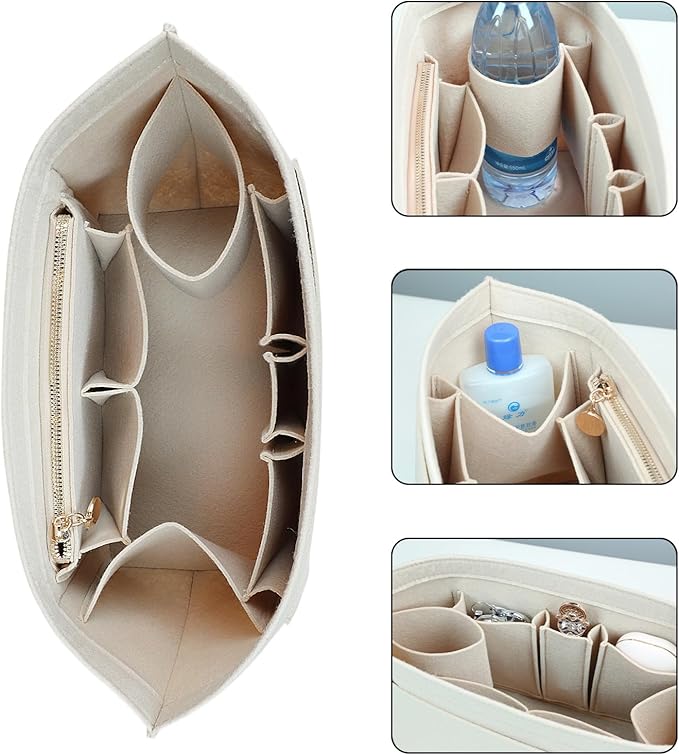 Purse Organizer For Longchamp Purse For Long Champ Le Pliage Insert organizer1012-25beige-L