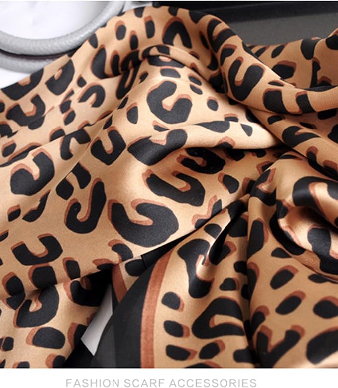 Satin Bandanas Head Scarf For Women Hair Scarves Accessories Lightweight Fashion Wrap Neck Silk Sleeping Headscarf