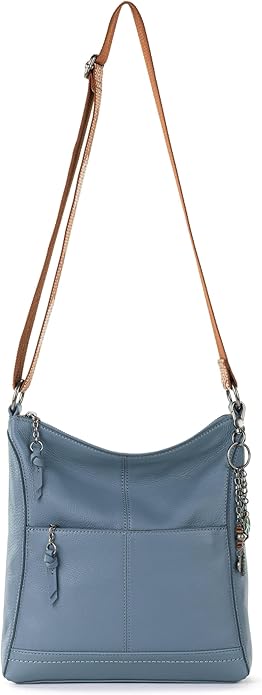 The Sak Lucia Crossbody Bag in Leather, Convertible Purse with Adjustable Strap