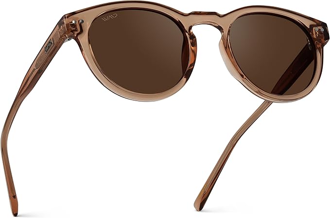WearMe Pro Round Polarized Sunglasses for Women - Retro Classic UV400 Protection for Driving & Everyday Wear