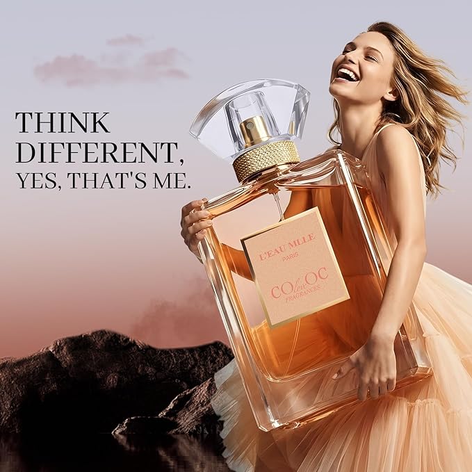 L'EAU MLLE Paris Eau de Parfum - Fresh & Floral Oriental Notes Of Citrusy, Rose Essence, Warm Vanilla & Earthy Patchouli, Long Lasting Womens Perfume, Precious Gift - 5ml Red Empty Bottle