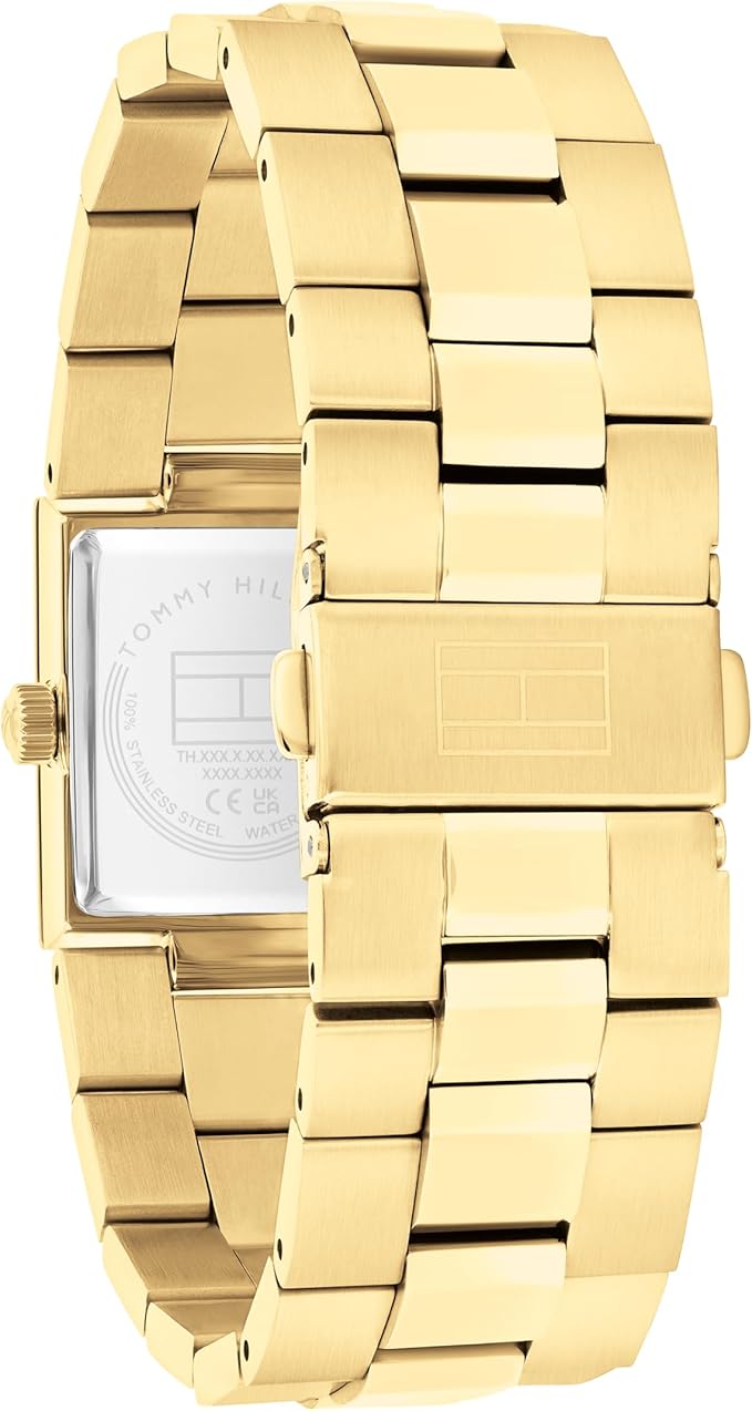 Tommy Hilfiger Women's 2H Quartz Bracelet Watch - Jewelry-Inspired, Square Design - 3 ATM Water Resistance - Elegant and Versatile Timepiece - Gift for Her - 20.5mm