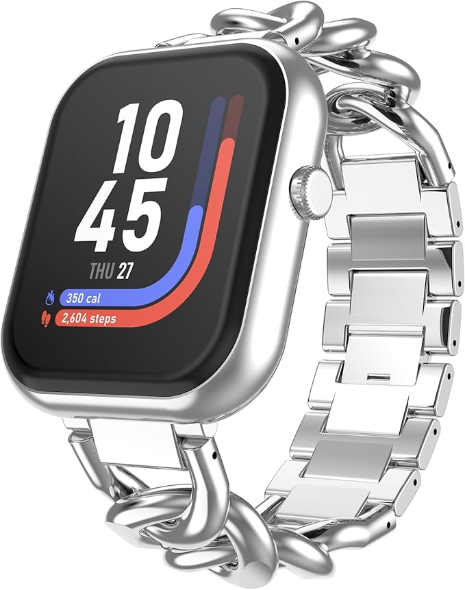 iTouch AIR 5 Smartwatch – 1.85” AMOLED Display, Bluetooth Calling, 100+ Sport Modes, Heart Rate, SPO₂, Stress & Sleep Tracking, IP68 Water Resistant, 7-Day Battery Life – for Android & iOS