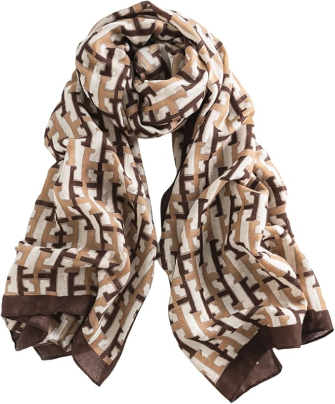 EXTREE Scarfs for Women Pashmina Silky Shawl Wrap for Evening Dressing Blanket Open Front Poncho Cape