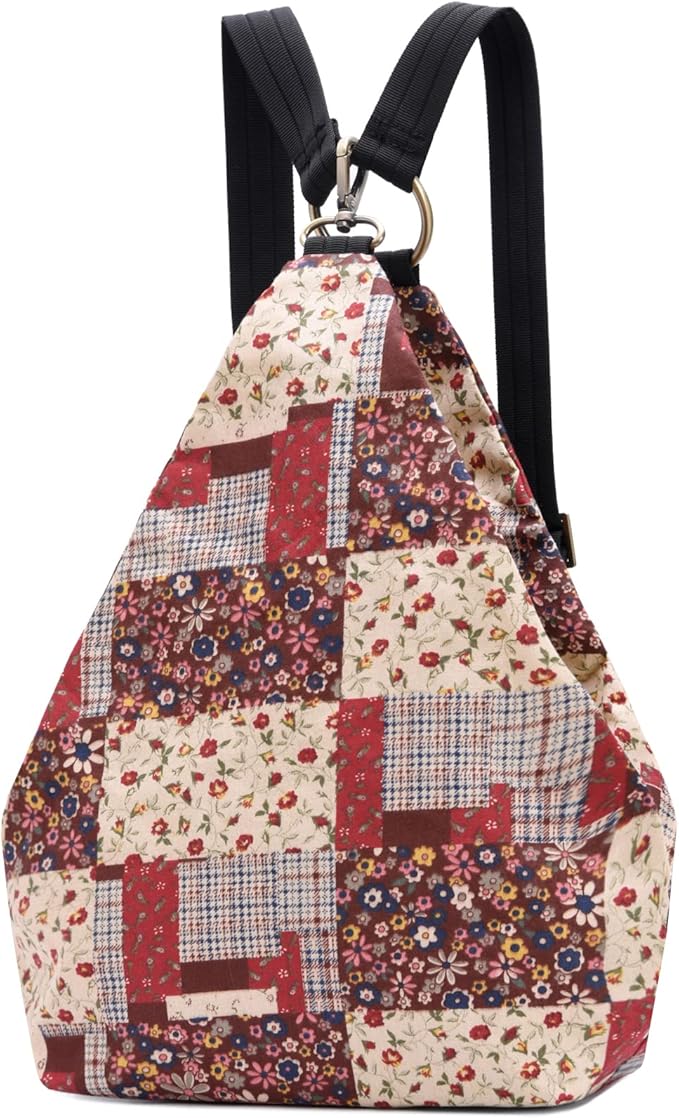 Black Butterfly Premium Backpack for Women, Bohemia Style Fashion Casual Daypack Backpack, Small Backpack Purse (26-red)