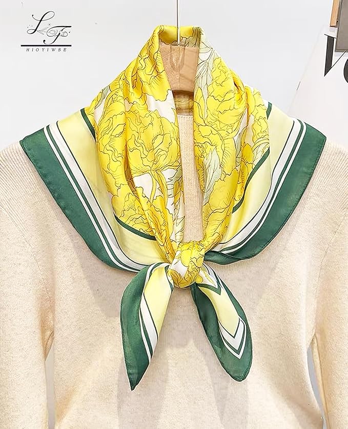 Satin Bandanas Head Scarf For Women Hair Scarves Accessories Lightweight Fashion Wrap Neck Silk Sleeping Headscarf