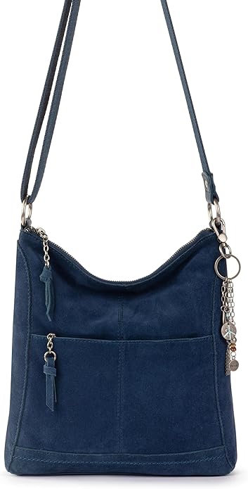 The Sak Lucia Crossbody Bag in Leather, Convertible Purse with Adjustable Strap