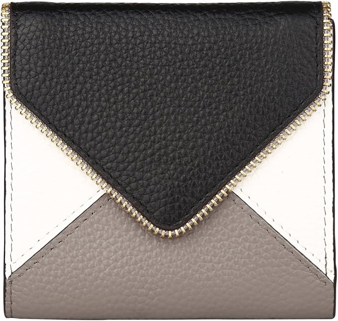 Lavemi Ultra Thin Small Compact Leather Womens Girls Wallets RFID Blocking Credit Card Holder for Women
