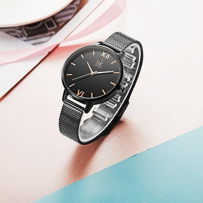 SHENGKE Simplicity Creative Women Watch Genuine Leather Elegant Women Watches Ladies Business Wristwatch