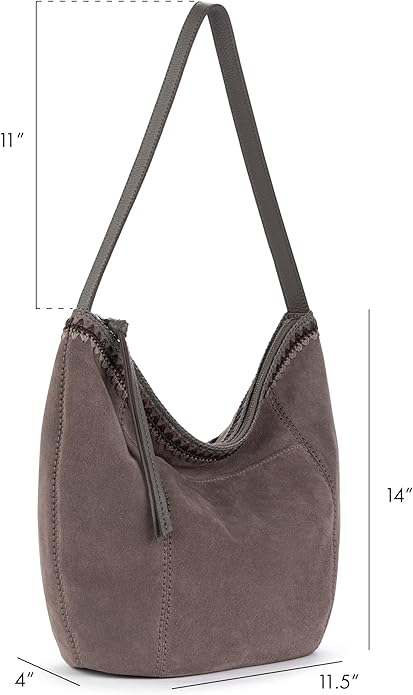 The Sak Sequoia Hobo Bag - Premium Large Leather Women's Handbag for Everyday & Travel - Durable Purse With Zipper Pocket