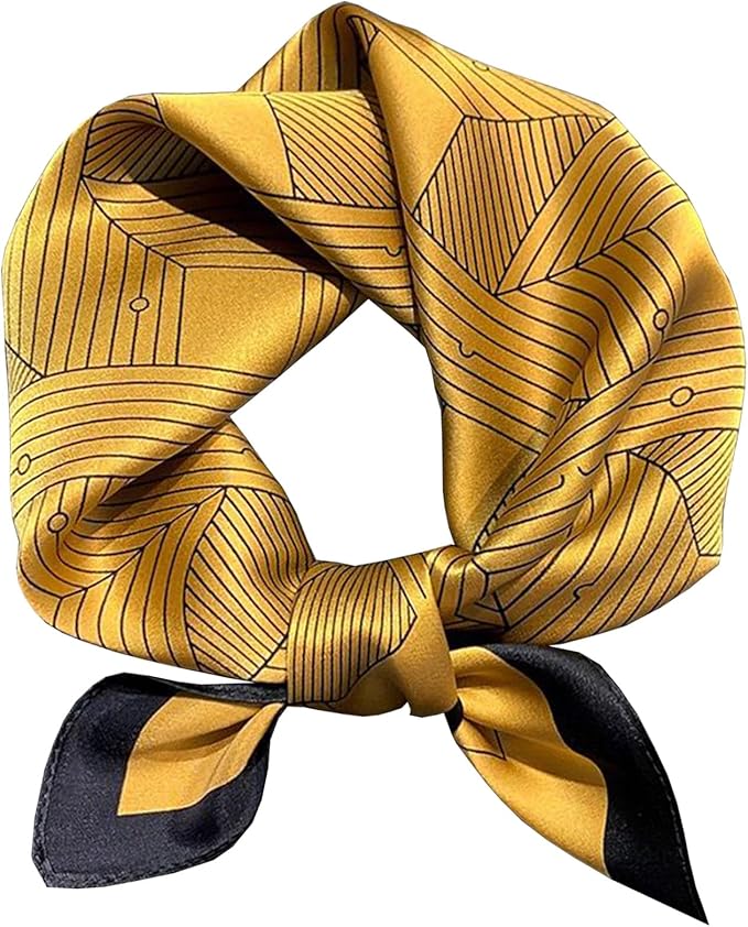 Neck Scarf For Womens Silky Head Scarves Hair Bandanas Square Scarf Fashion Accessories lightweight