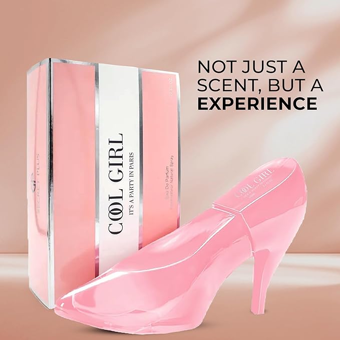 Cool Girl Women Perfume Long Lating Eau De Parfum – Fresh And Trendy Natural Spray Fragrance For Effortless Chic 3.4 Fl Oz For Daily Used