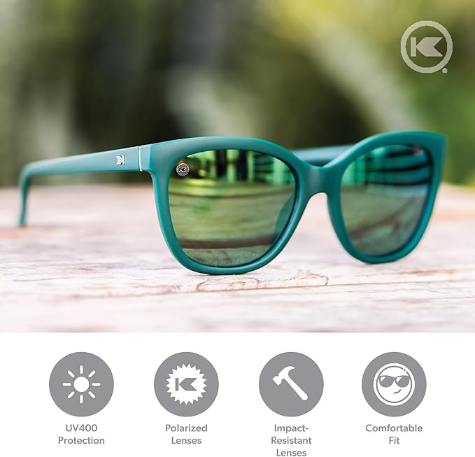 Knockaround Deja Views Polarized Sunglasses for Women & Men - Trendy Sunglasses - UV400 Protection