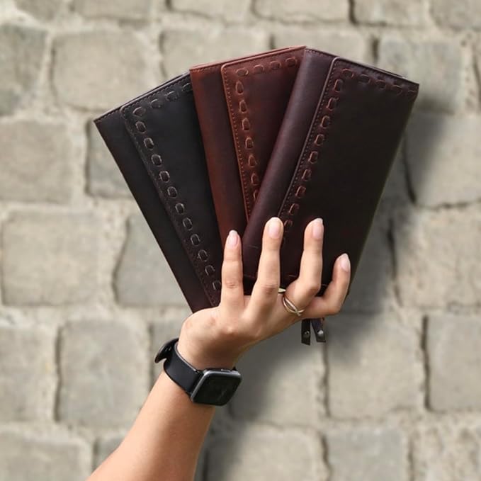 RFID Leather Laced Wallet by Lady Conceal