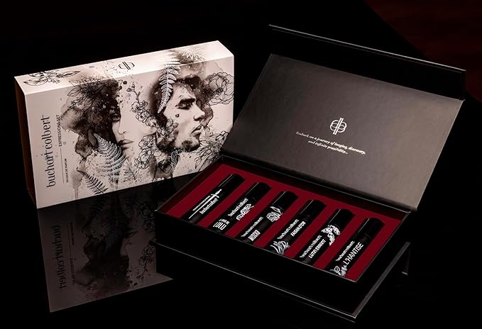Expressions Gift Set Eau de Parfum – Niche Fragrance Set with 6 x 5ml Perfumes – Unisex Sampler with Citrus, Floral, Spicy, Woody & Amber Scents