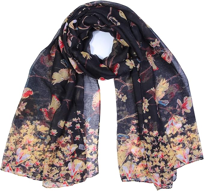 woogwin Women's Cotton Scarves Lady Light Soft Fashion Solid Scarf Wrap Shawl