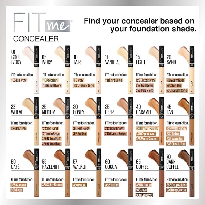 Maybelline New York Fit Me Matte + Poreless Liquid Foundation, Pouch Format, 220 Natural Beige, 1.3 Ounce