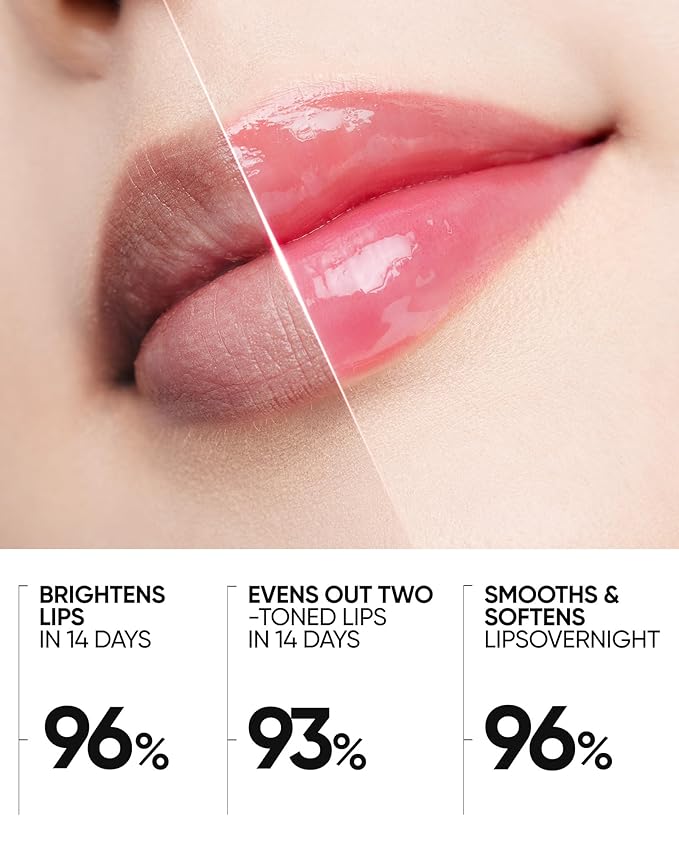 Peptide Brightening Lip Serum, Hydrating & Plumping Tinted Lip Gloss, Moisturizing Lip Balm with Polypeptides & Squalane for Glossy Sheer, Smooth Lips (00 Clear)