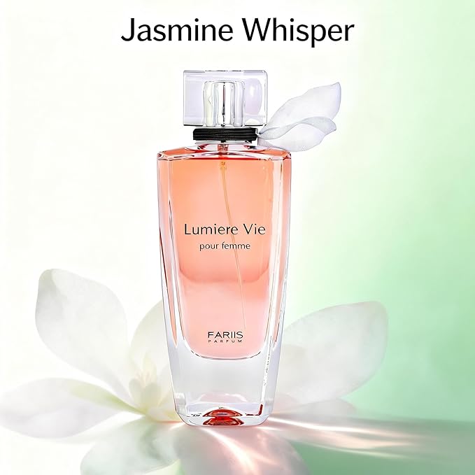 Lumiere Vie Iris & Vanilla Feminine Cologne Perfume 100ml Gourmand Floral Gift Fragrance Lasting Patchouli & Tonka Bean Eau de Parfum