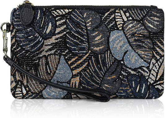 befen Genuine Leather Wristlet Clutch RFID Blocking Bag Cell Phone Wallet Purse Wristlet Wallet Purses and Handbags for Women
