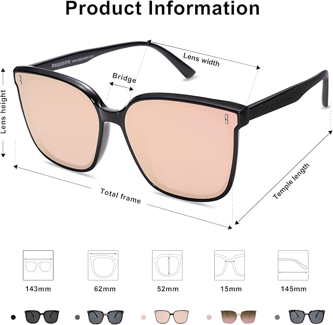 SOJOS Sunglasses for Women Men Vintage Style Shades SJ2157