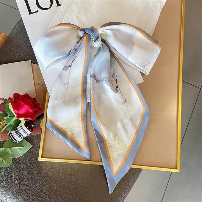 Hair Scarf for Women Silky Satin Headscarf Neck Scarves for Handbag Accessory