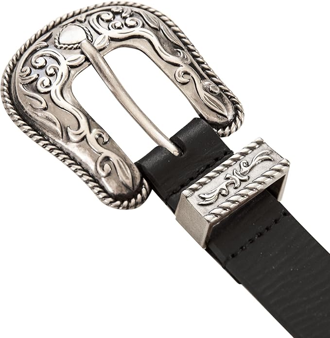 Lucky Brand Women's Western-Inspired Leather Belt | Classic | American Heritage | Casual | Vintage | Cowboy