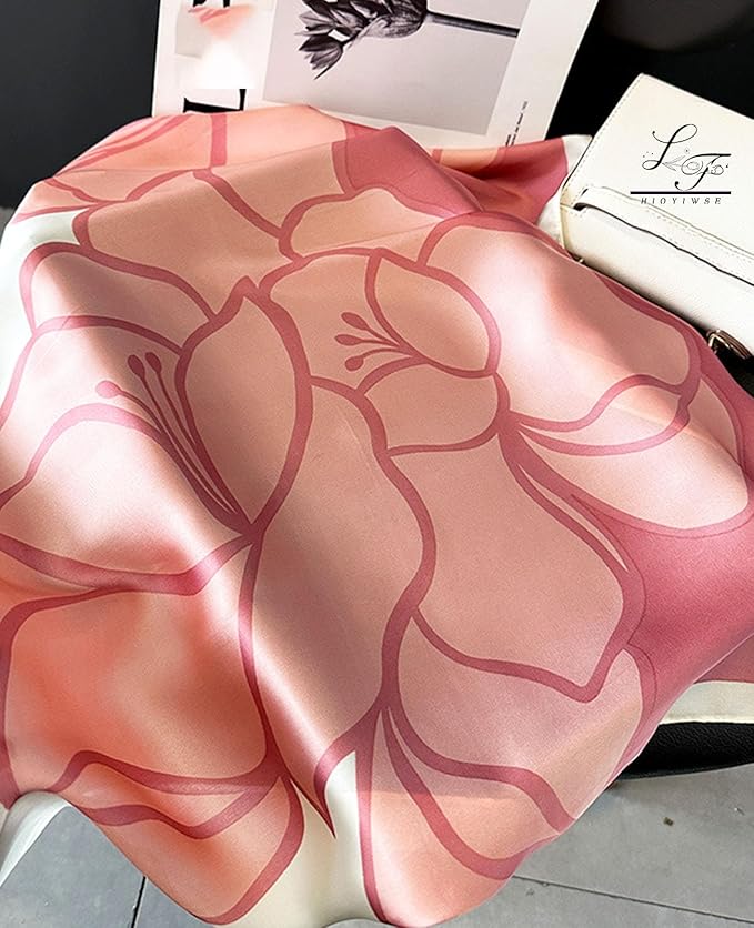 Satin Bandanas Head Scarf For Women Hair Scarves Accessories Lightweight Fashion Wrap Neck Silk Sleeping Headscarf
